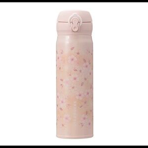 🌸Starbucks Japan 2026 Sakura Pink Beige Handy Stainless Steel Bottle 500ml